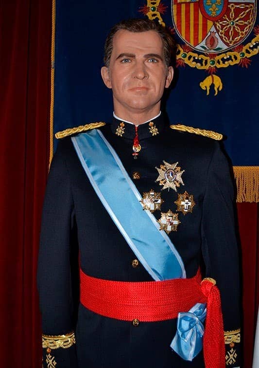 figura de cera de Felipe VI Museo de Cera de Madrid