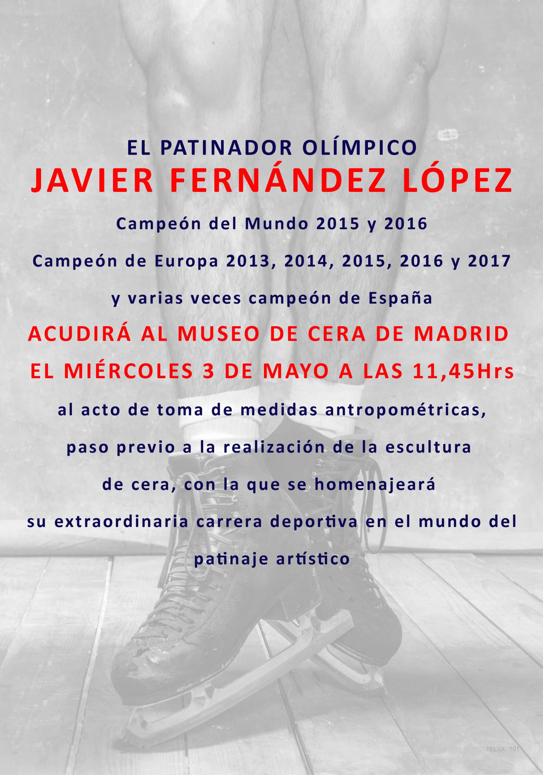 figura cera javier fernandez lopez