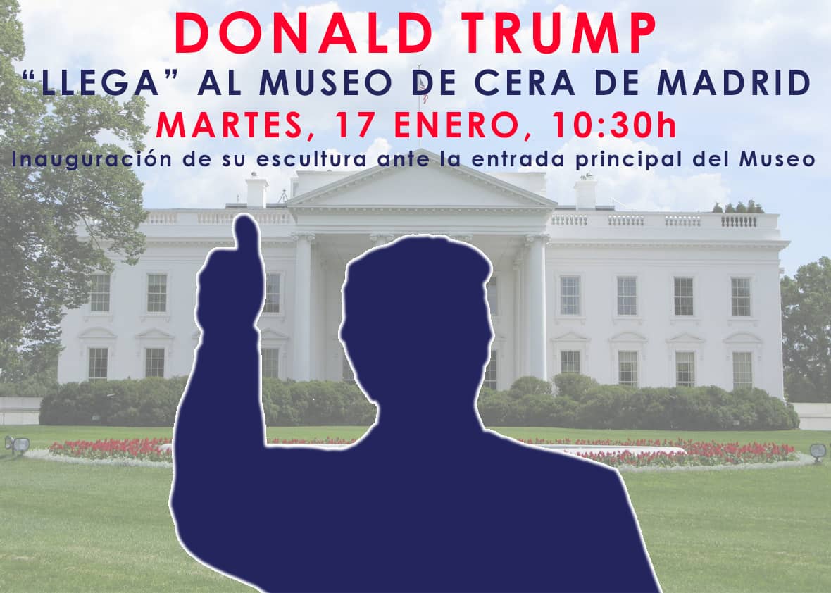 figura de cera donld trump