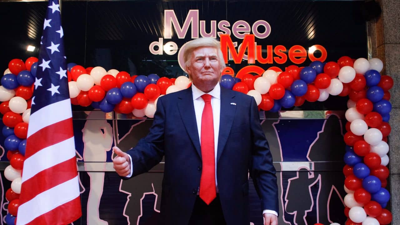 Donald Trump en el museo de cera de madrid