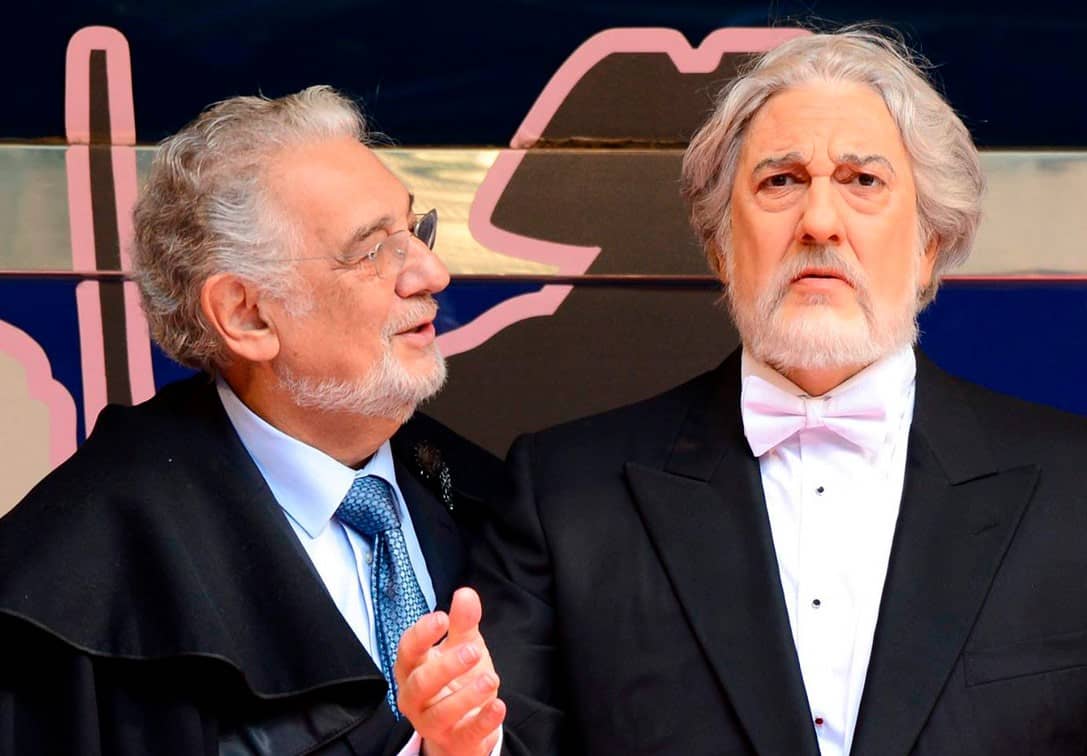 placido domingo en el museo de cera de madrid